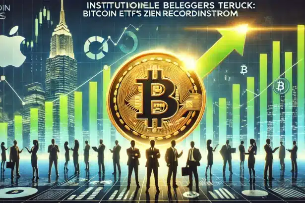 groei institutionele beleggers in bitcoin etfs