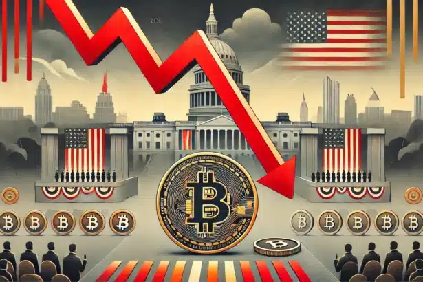 bitcoin koers daalt door donald trump