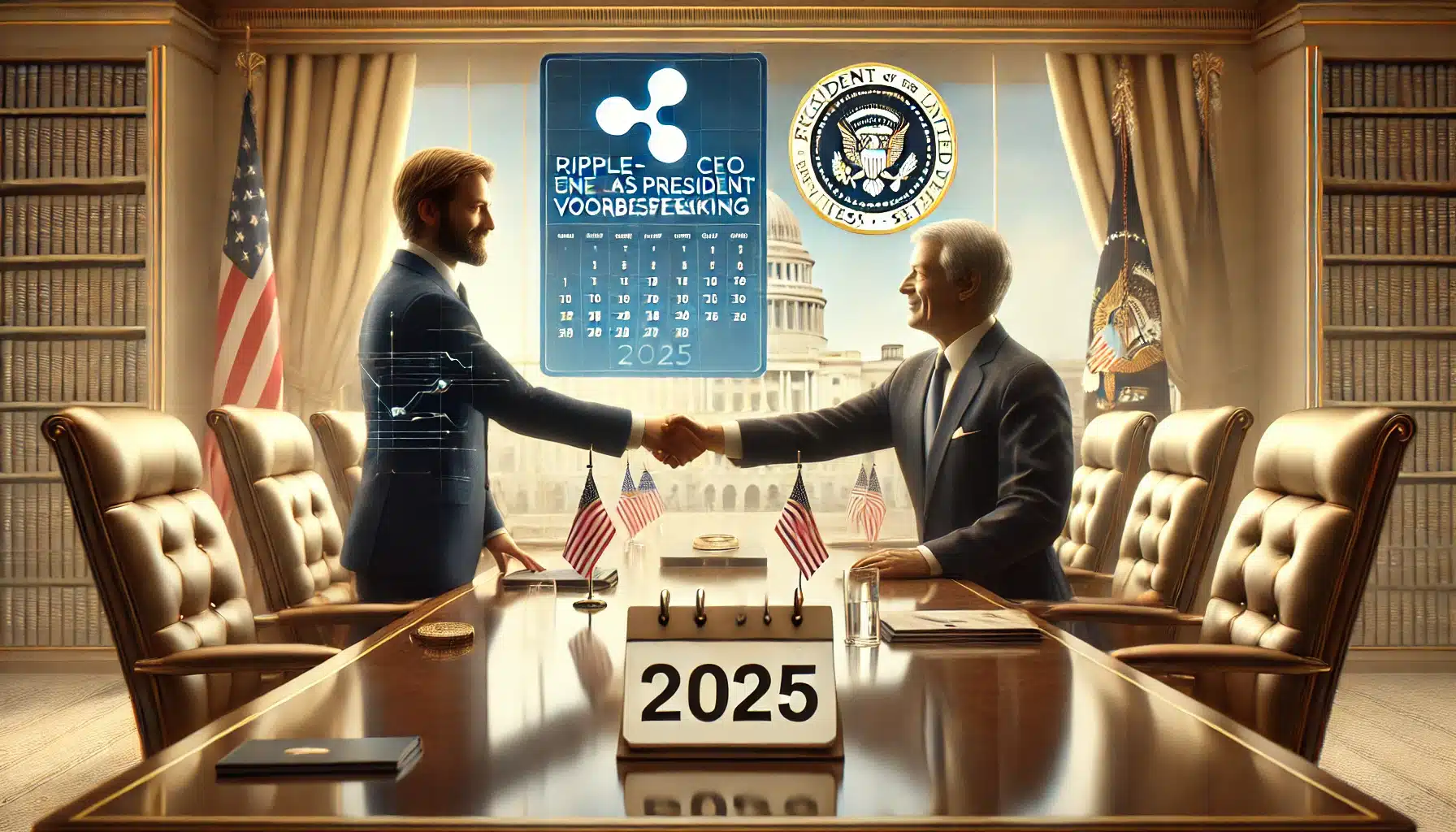 donald trump en ripple samenwerking