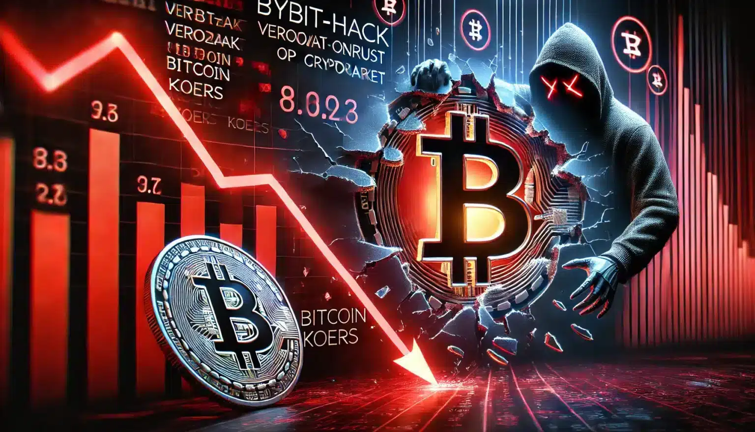 hack bybit zorgt voor btc koersdaling