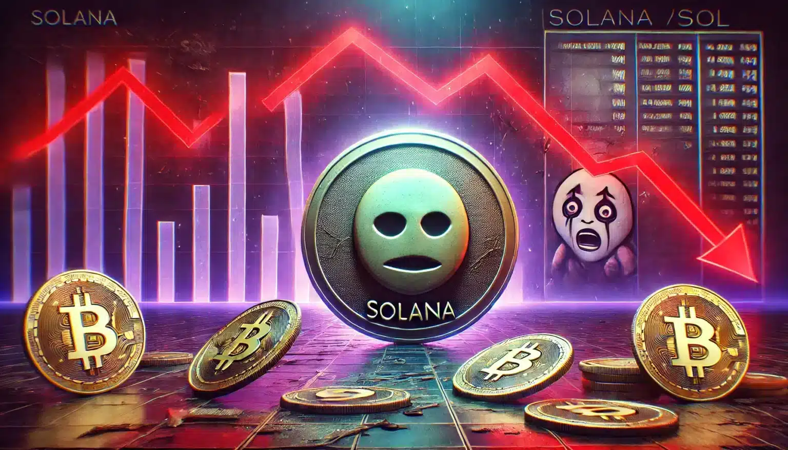 solana koers onder druk