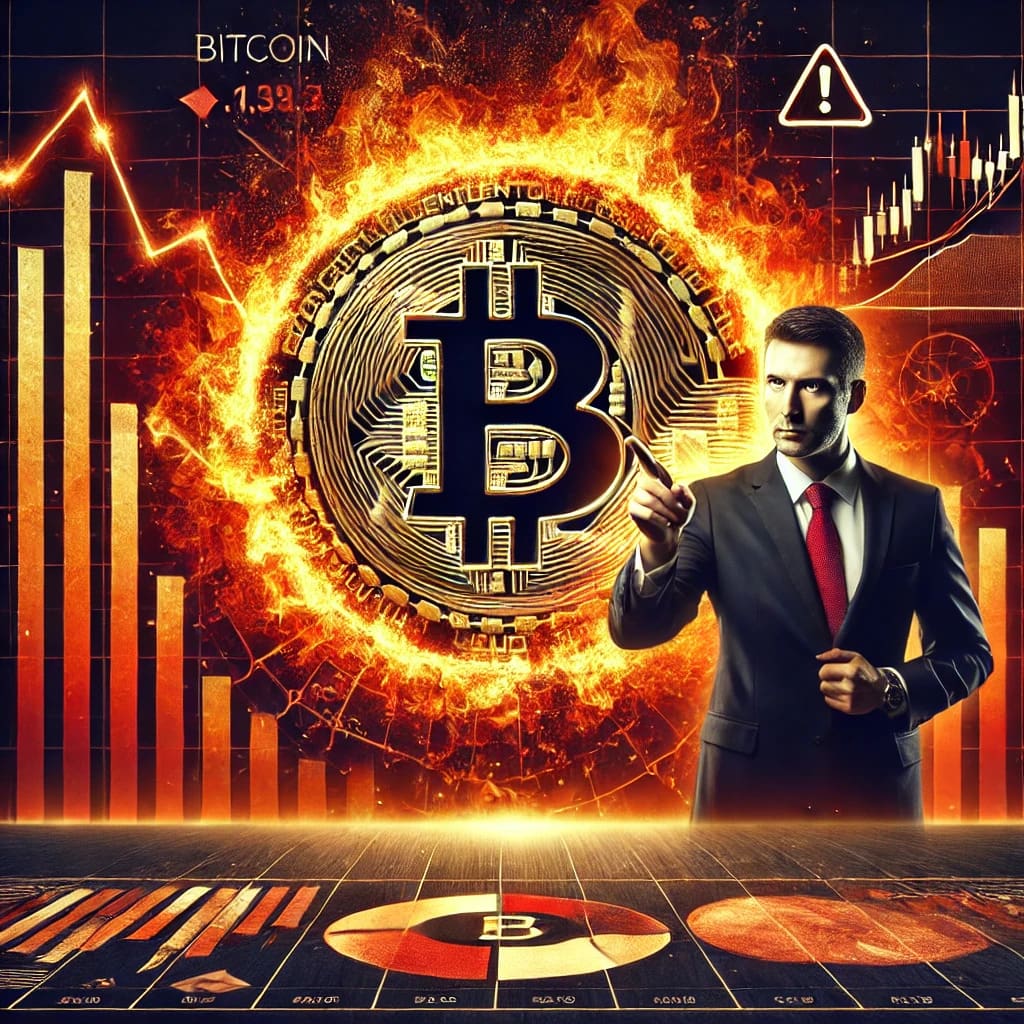 Bitcoin koers onder vuur - econoom voorspelt grote crypto crash