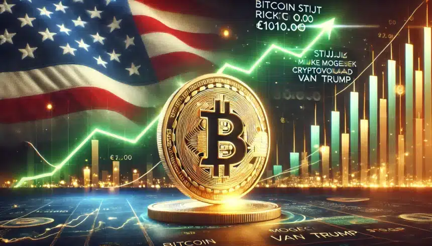 bitcoin koers stijgt na crypto reserve nieuws VS