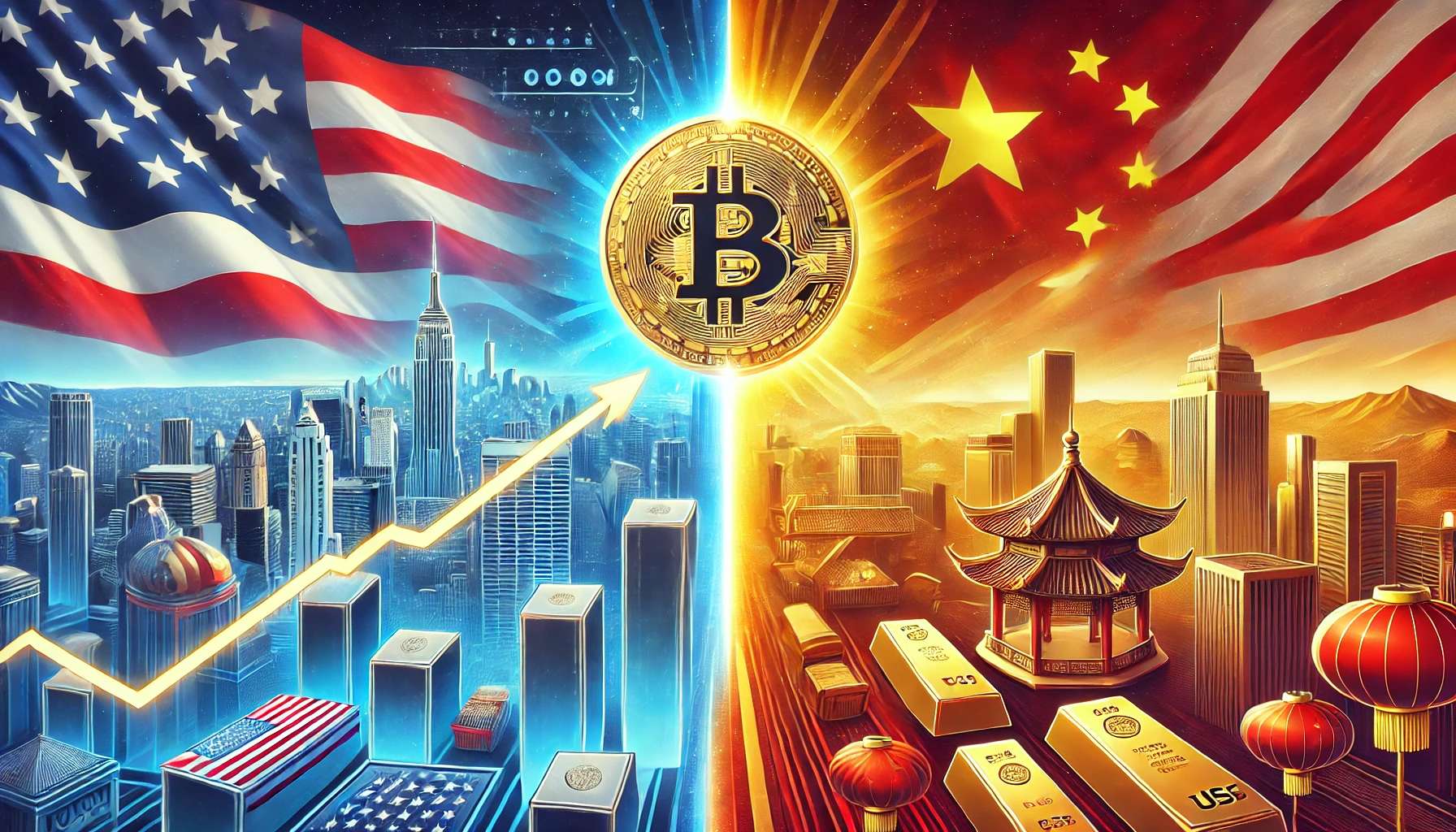 Waarom Bitcoin stijgt in de VS terwijl China goud kiest