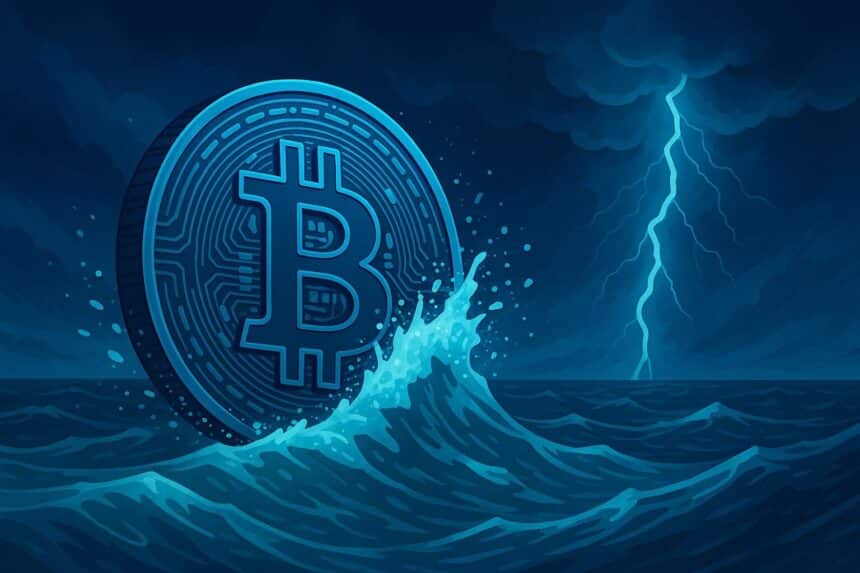 bitcoin in zwaar weer