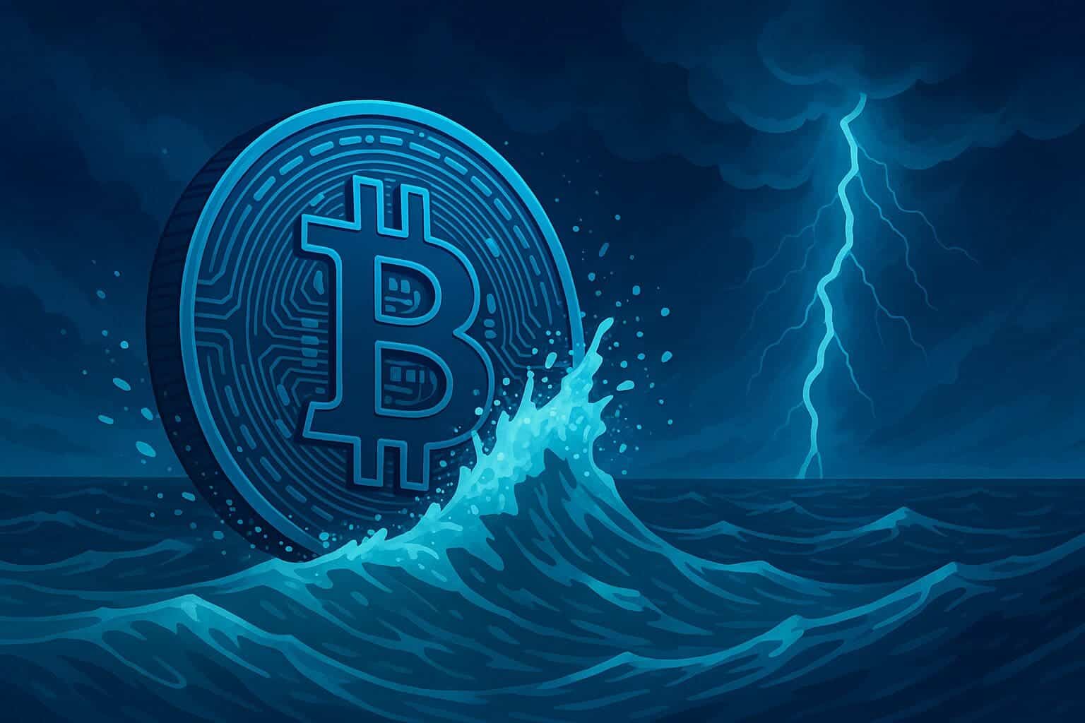 bitcoin in zwaar weer