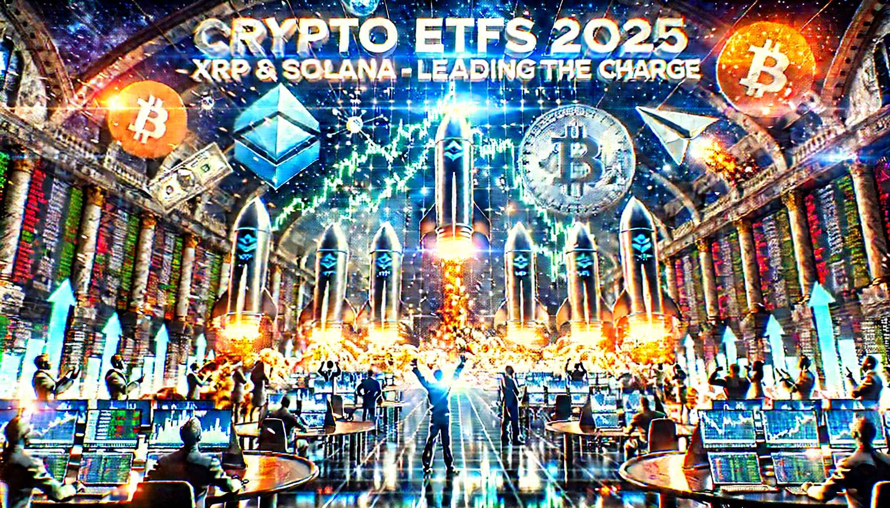 Crypto ETF's op ramkoers in 2025 - XRP en Solana voeren de strijd aan