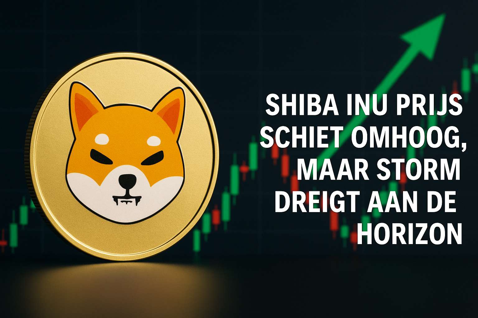 Shiba Inu prijs schiet omhoog, maar storm dreigt aan de horizon