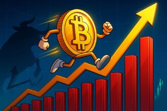 bitcoin stijgt richting nieuw record