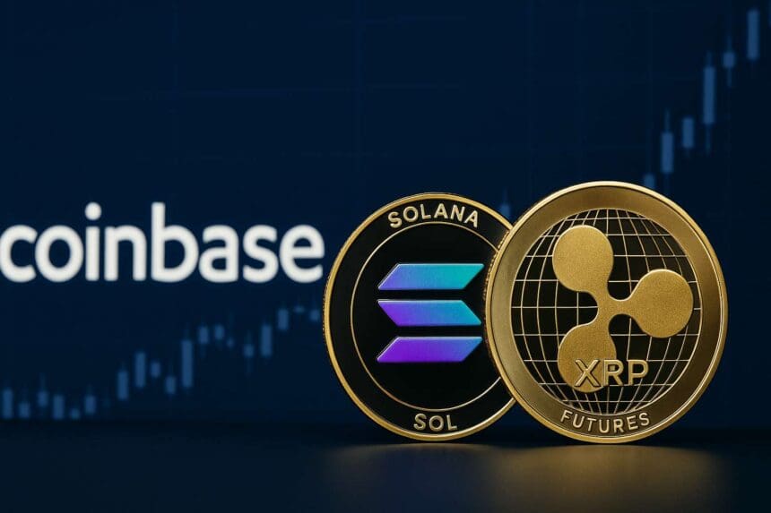 Coinbase start 24/7 handel in XRP en Solana futures