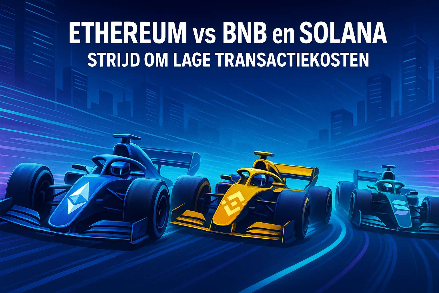 Ethereum vs Binance en Solana - Strijd om lage transactiekosten