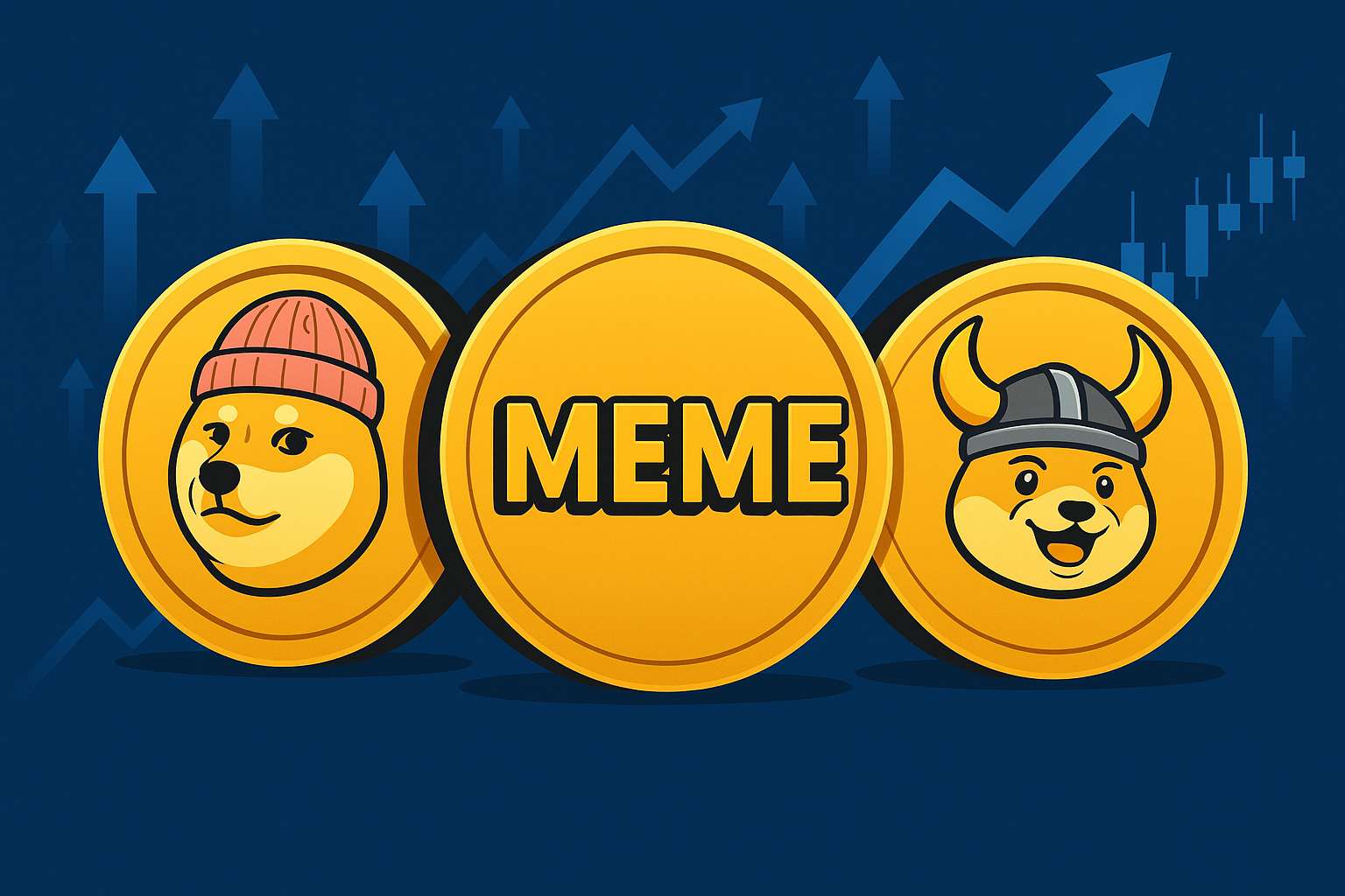 Memecoins WIF, BOME en FLOKI schieten omhoog