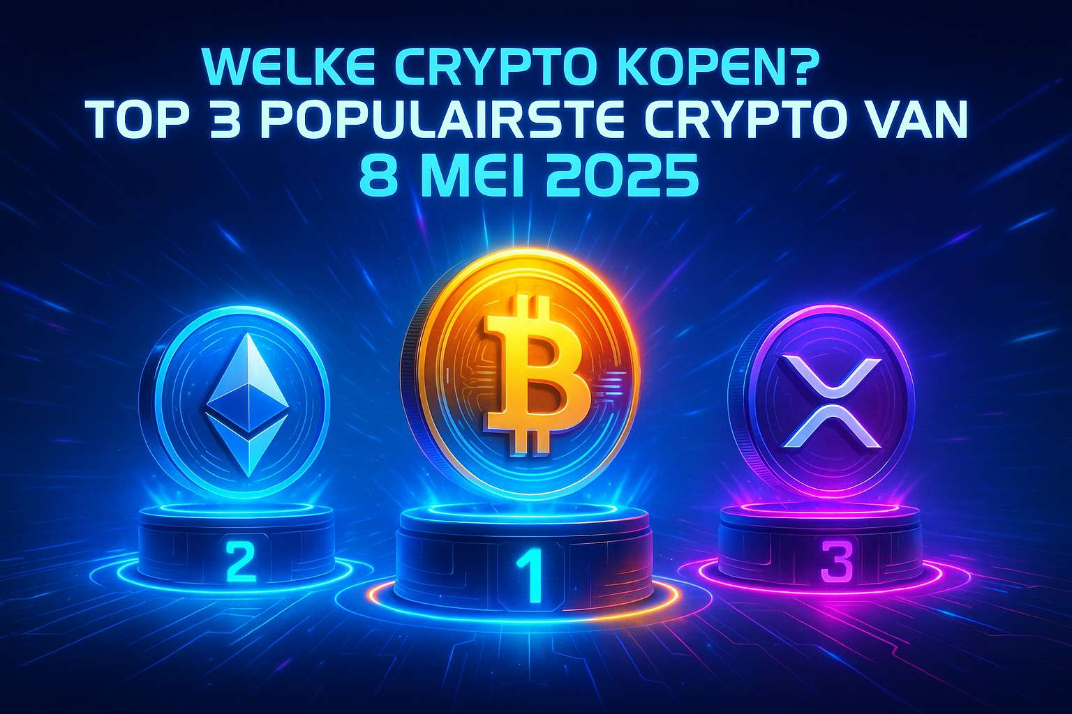 Welke crypto kopen? Top 10 populairste crypto van 8 mei 2025