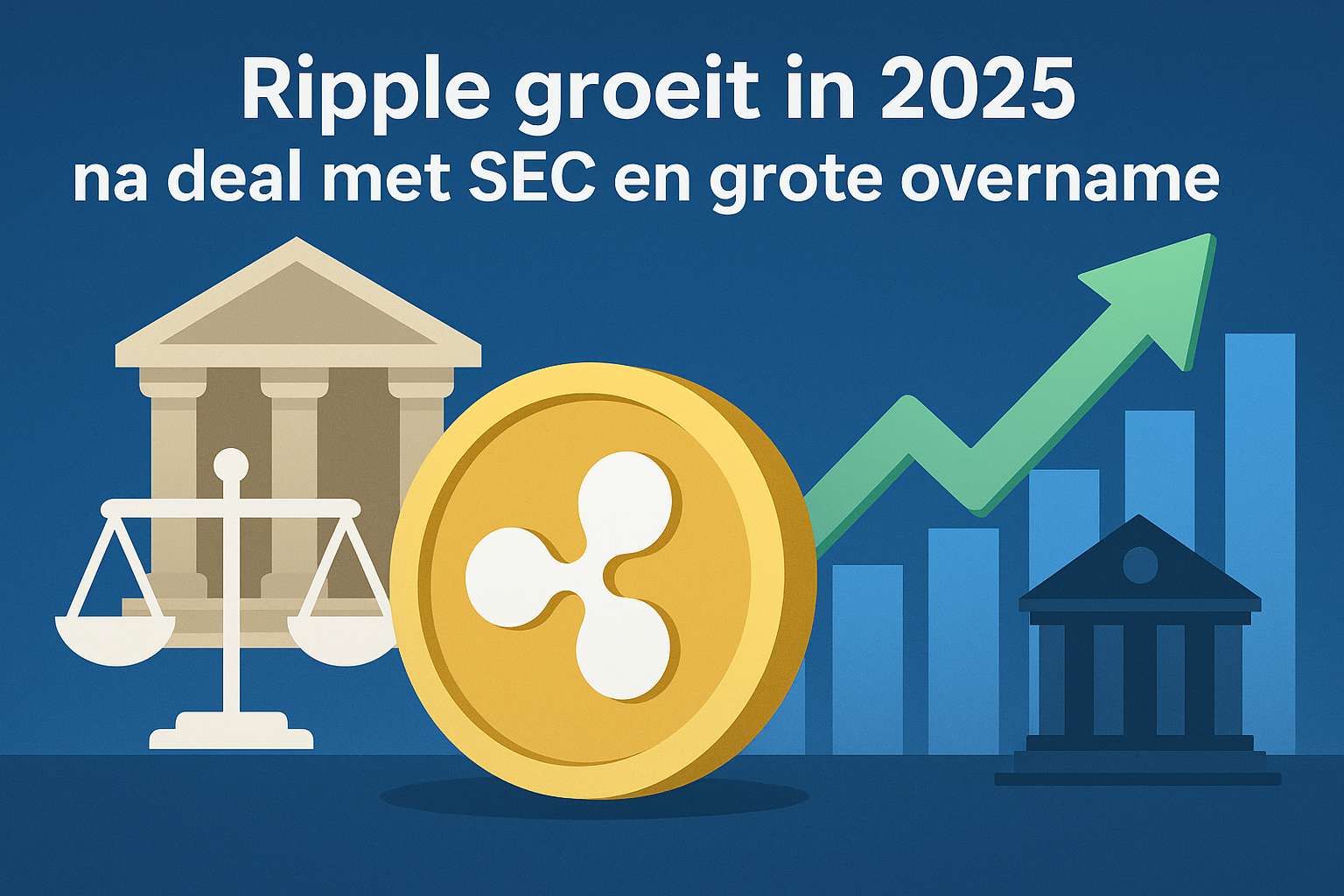 Ripple groeit in 2025 na deal met SEC en grote overname