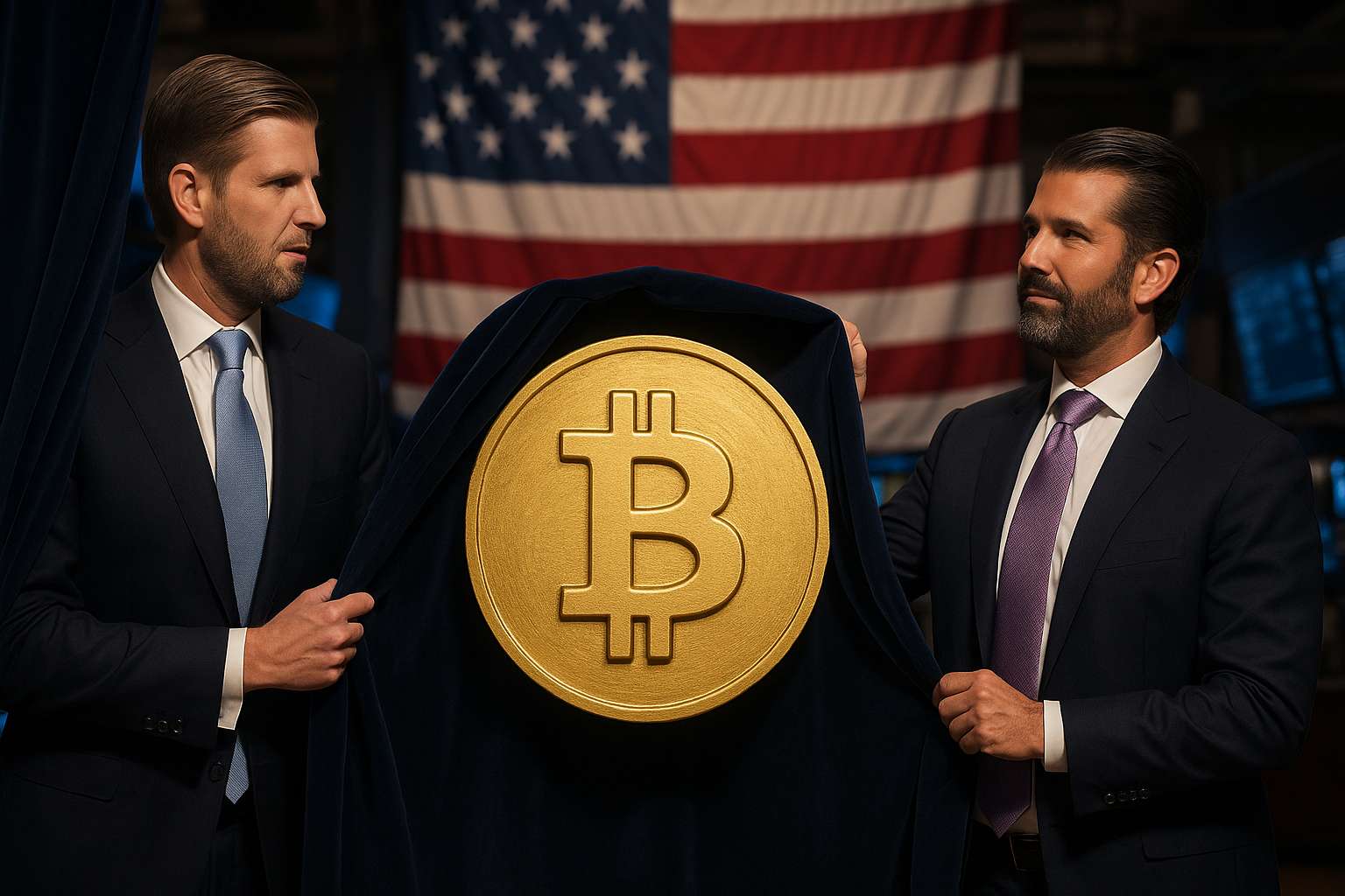 Trump-zonen lanceren American Bitcoin op Nasdaq
