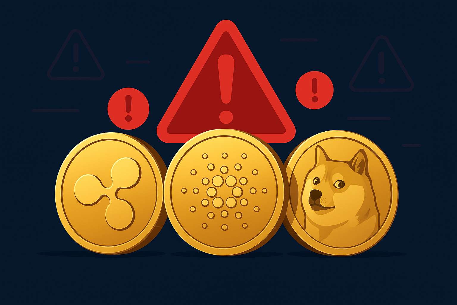 Waarschuwing Coinbase: Valse XRP, ADA en DOGE tokens