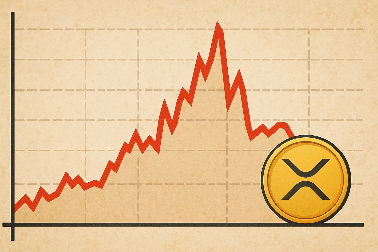 xrp koers zakt