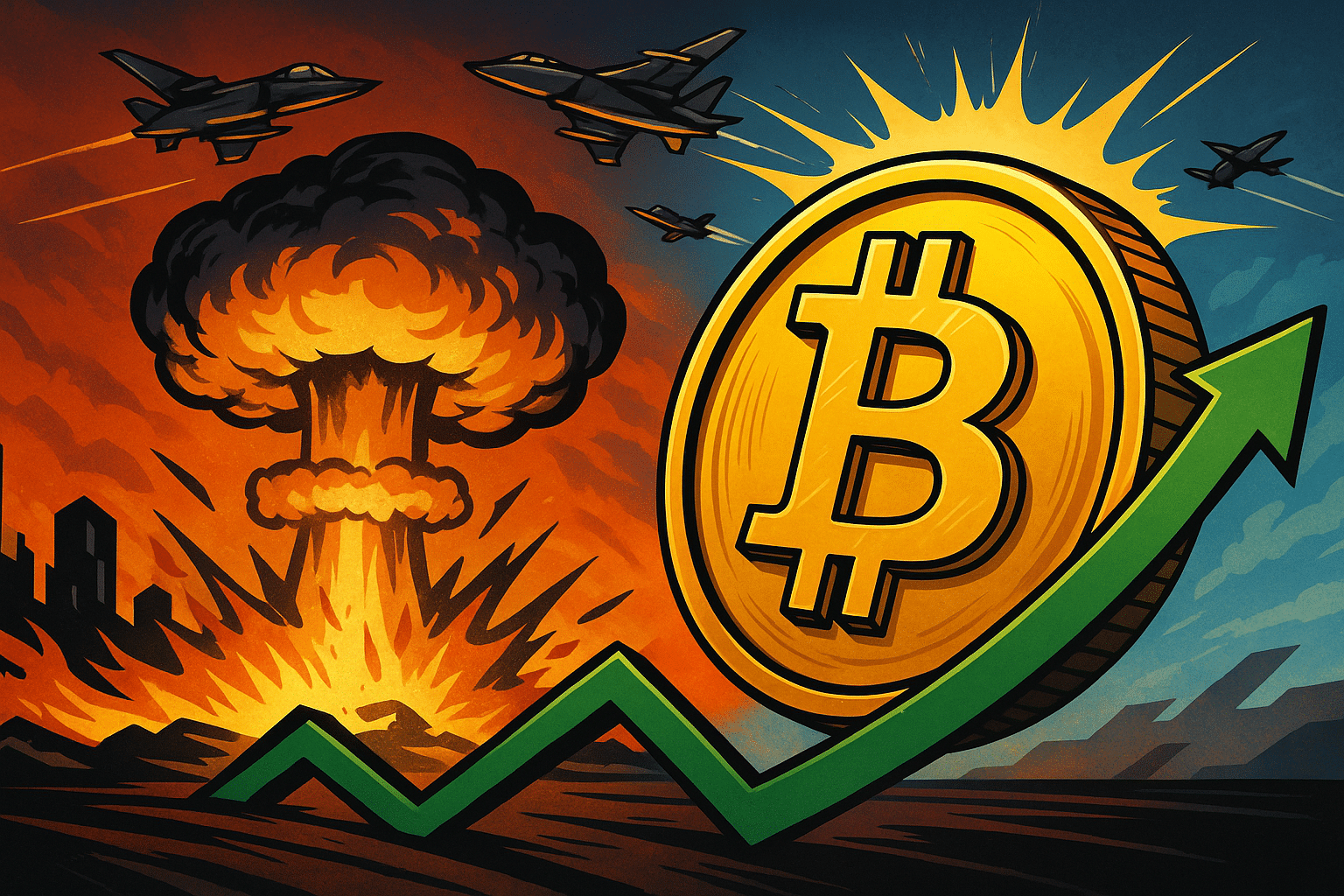 bear market door oorlog VS en Iran