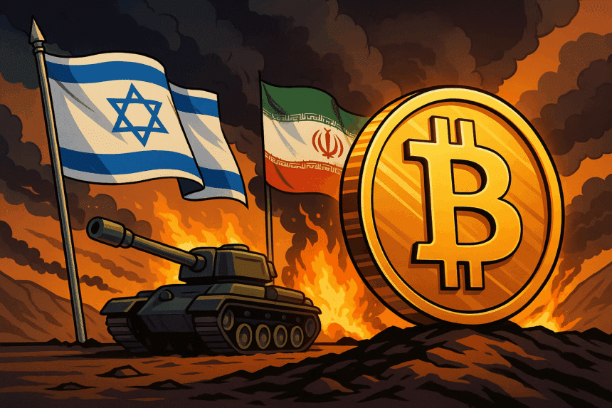 israel iran conflict bitcoin reactie