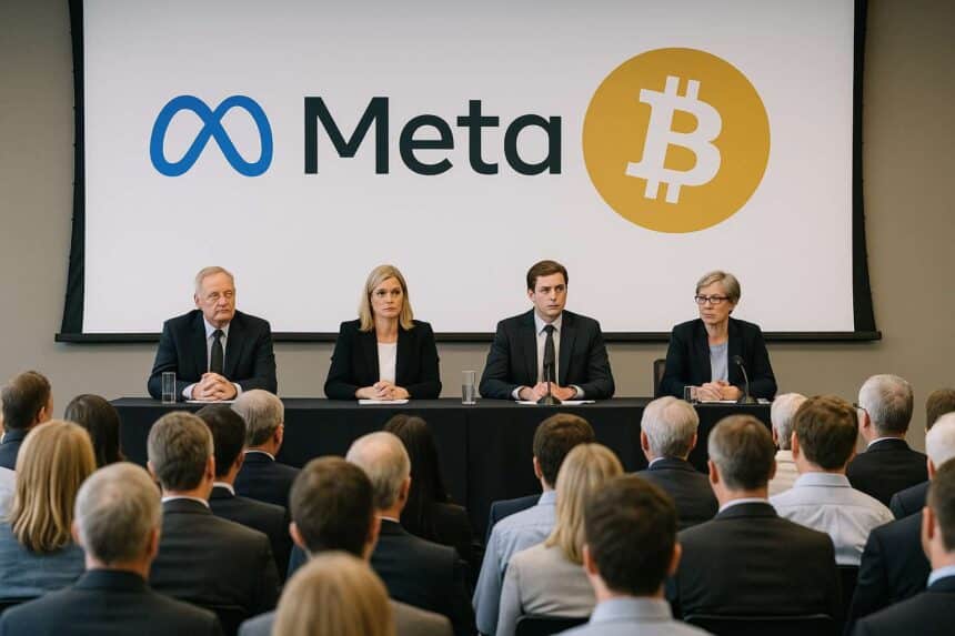 Meta aandeelhouders verwerpen Bitcoin voorstel