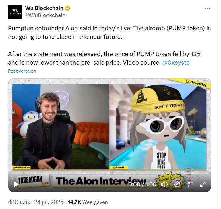 X bericht Alon Cohen