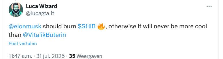 X bericht Luca Wizard