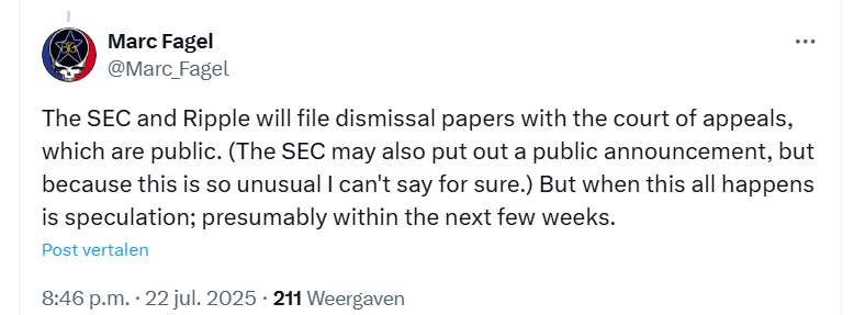 X bericht Marc Fagel
