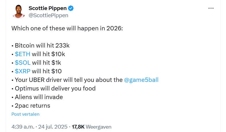 X bericht Scottie Pippen