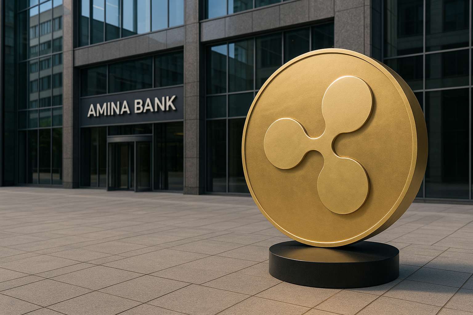 AMINA Bank lanceert handel voor Ripple USD (RLUSD)