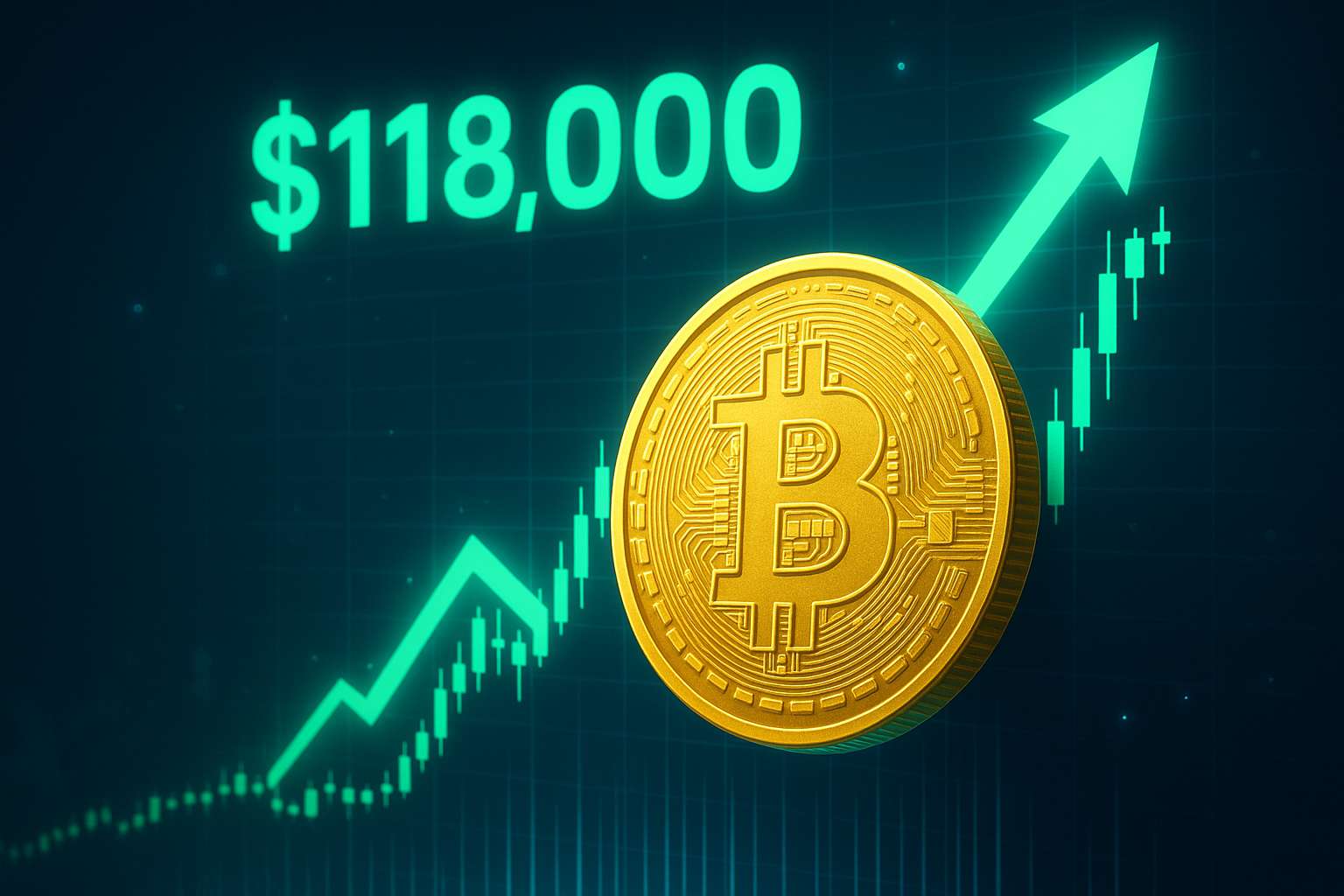 Nieuwe recordhoogte voor bitcoin: BTC koers breekt $118K
