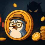 PENGU-coin stijgt 230% maar team verkoopt miljarden tokens
