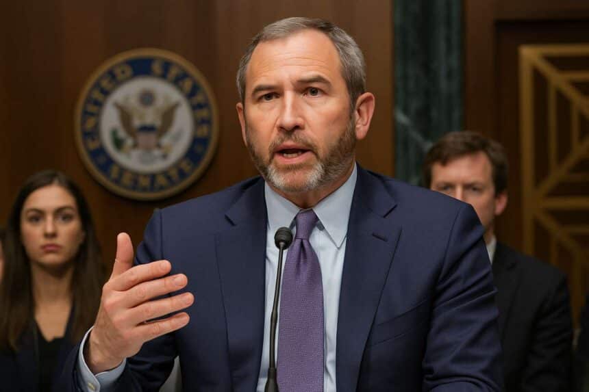 Ripple-CEO waarschuwt Senaat: Crypto vertrekt uit VS!