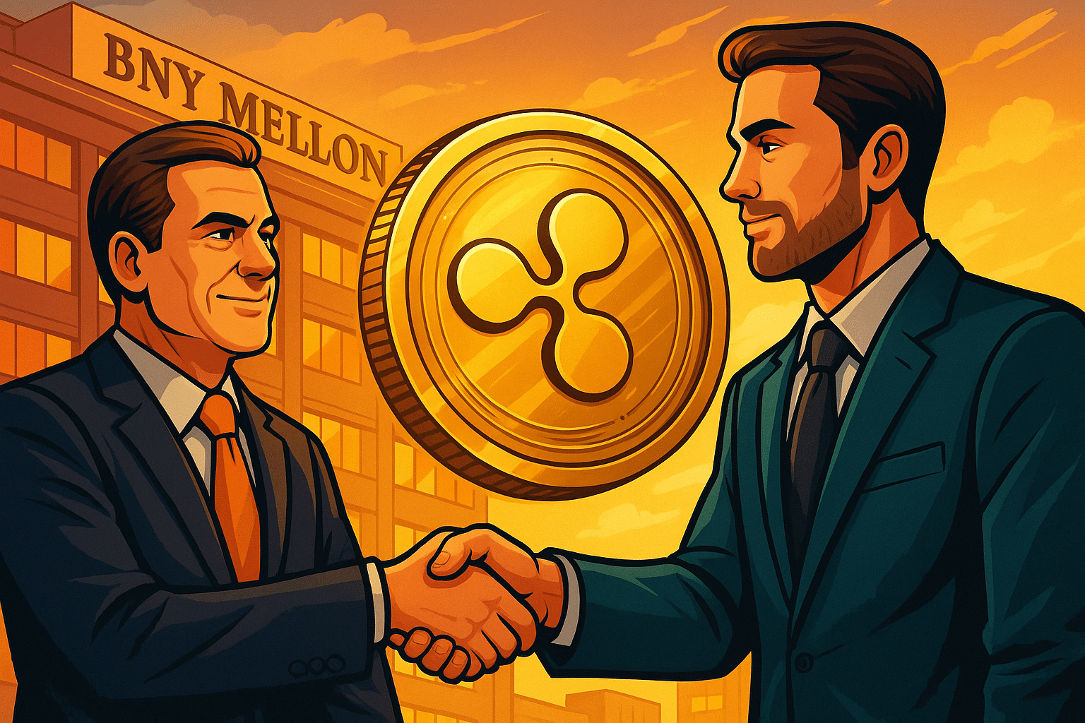 ripple deal met bny mellon bank