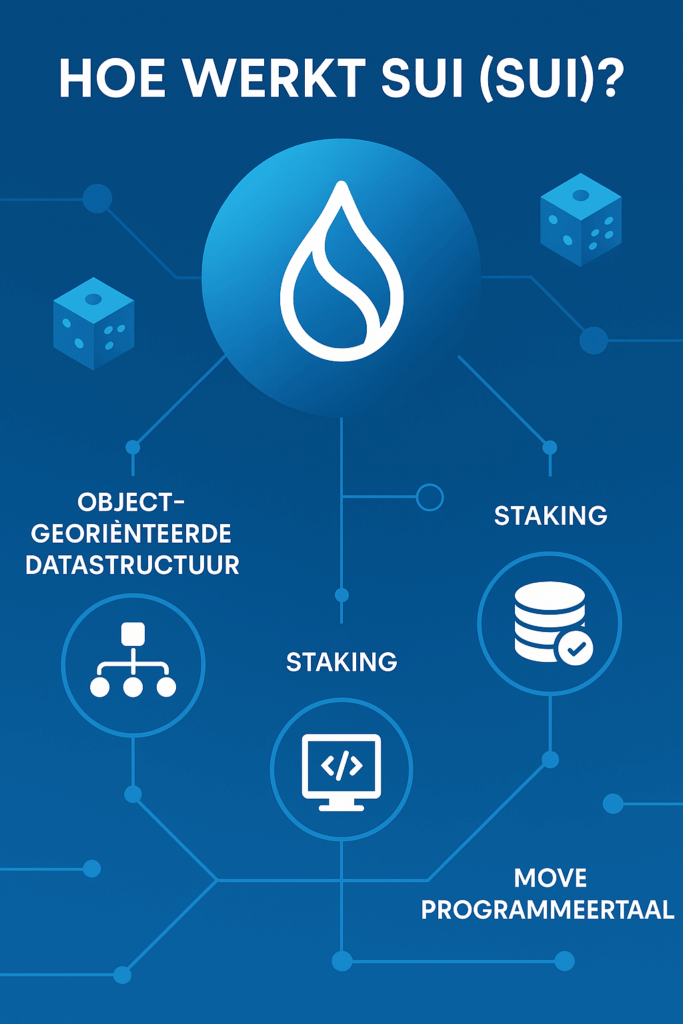 Infographic: Hoe werkt de blockchaintechnologie van Sui (SUI) – objectstructuur, staking en Move-taal