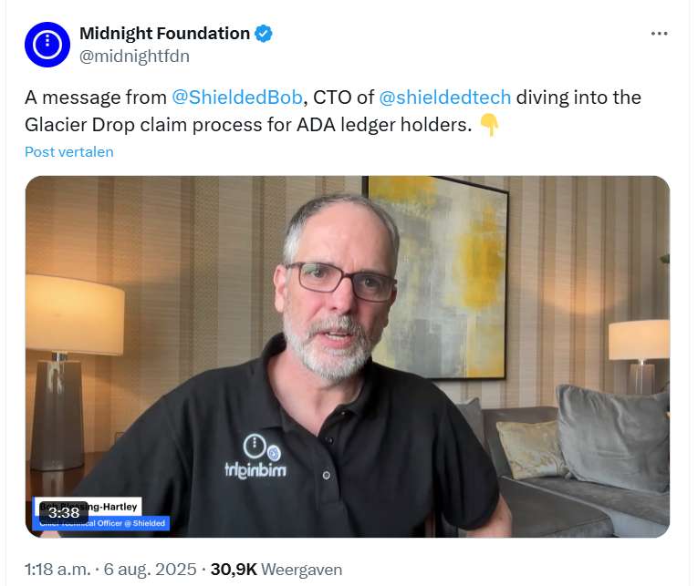 X bericht Bob Blessing Hartley