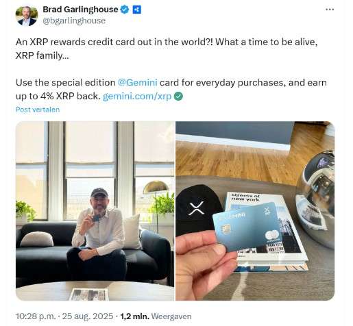 X bericht Brad Garlinghouse