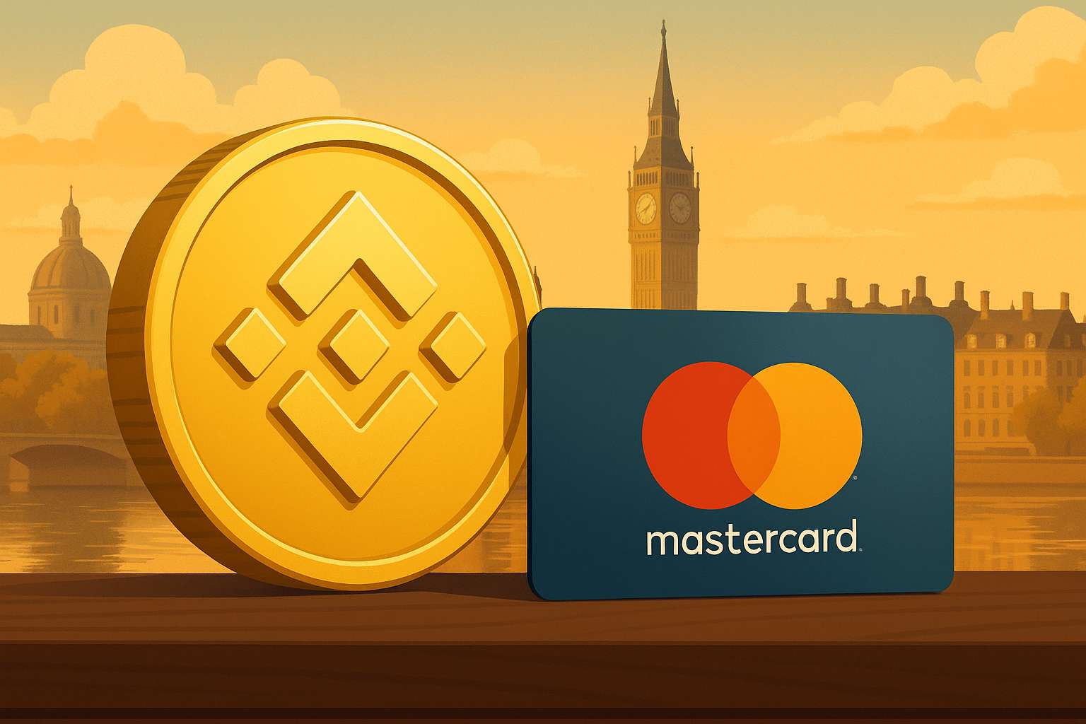 Binance en Mastercard lanceren crypto-opnames in Europa