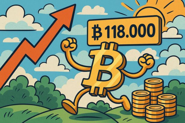 Bitcoin koers verwachting 10 augustus 2025: stijgt richting $120.000