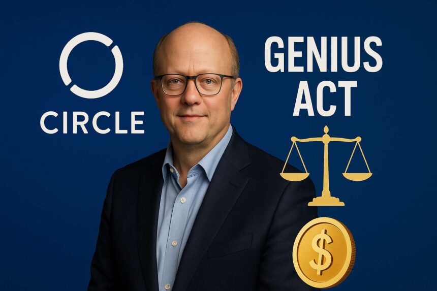 Circle-oprichter noemt GENIUS Act stablecoin wetgeving mijlpaal
