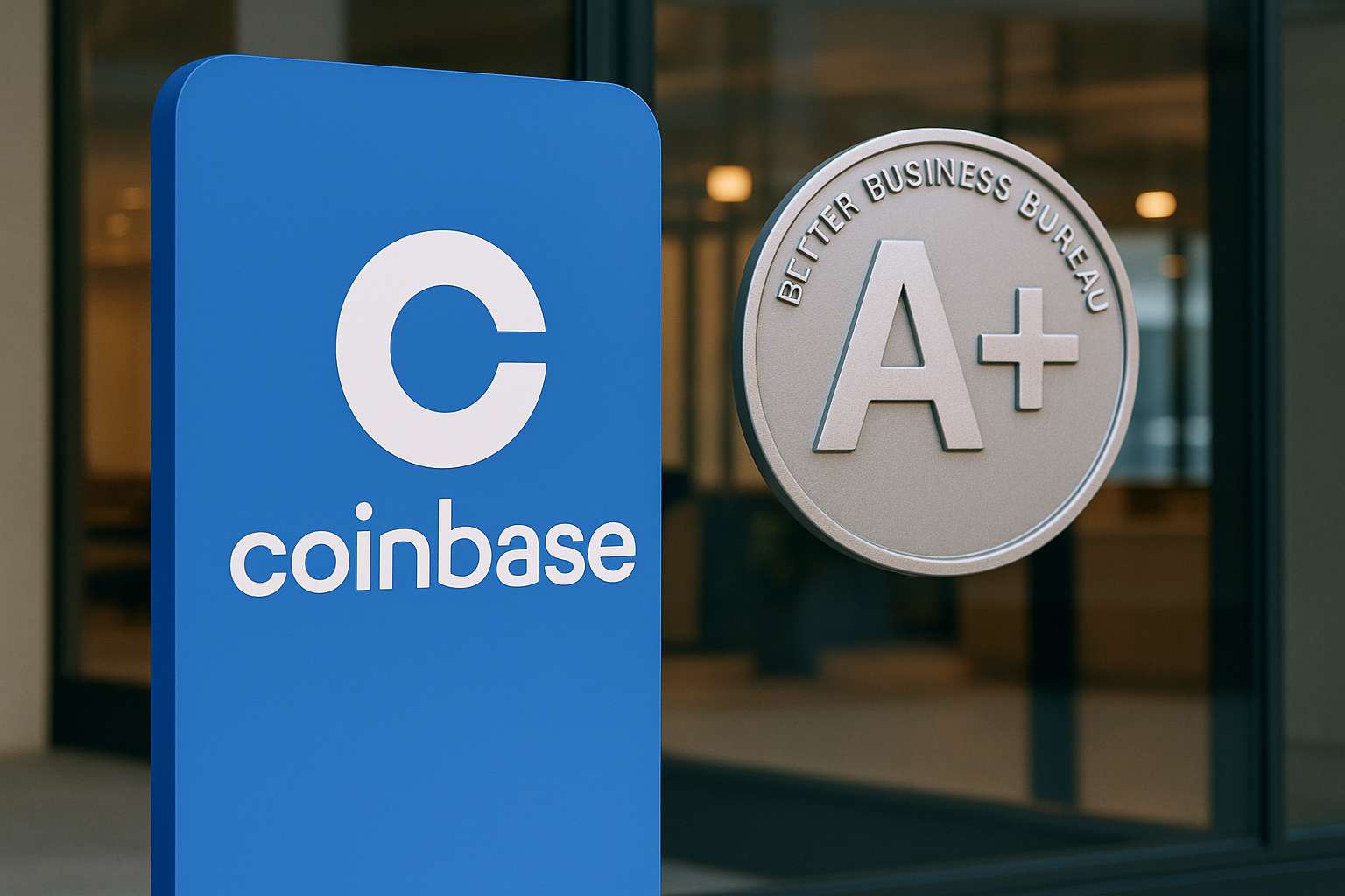 Coinbase beoordeling: A+ van BBB voor klantenservice