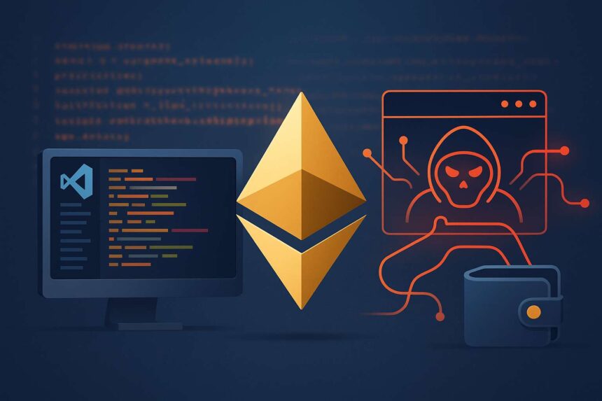 Ethereum ontwikkelaar gehackt via valse VS Code extensie