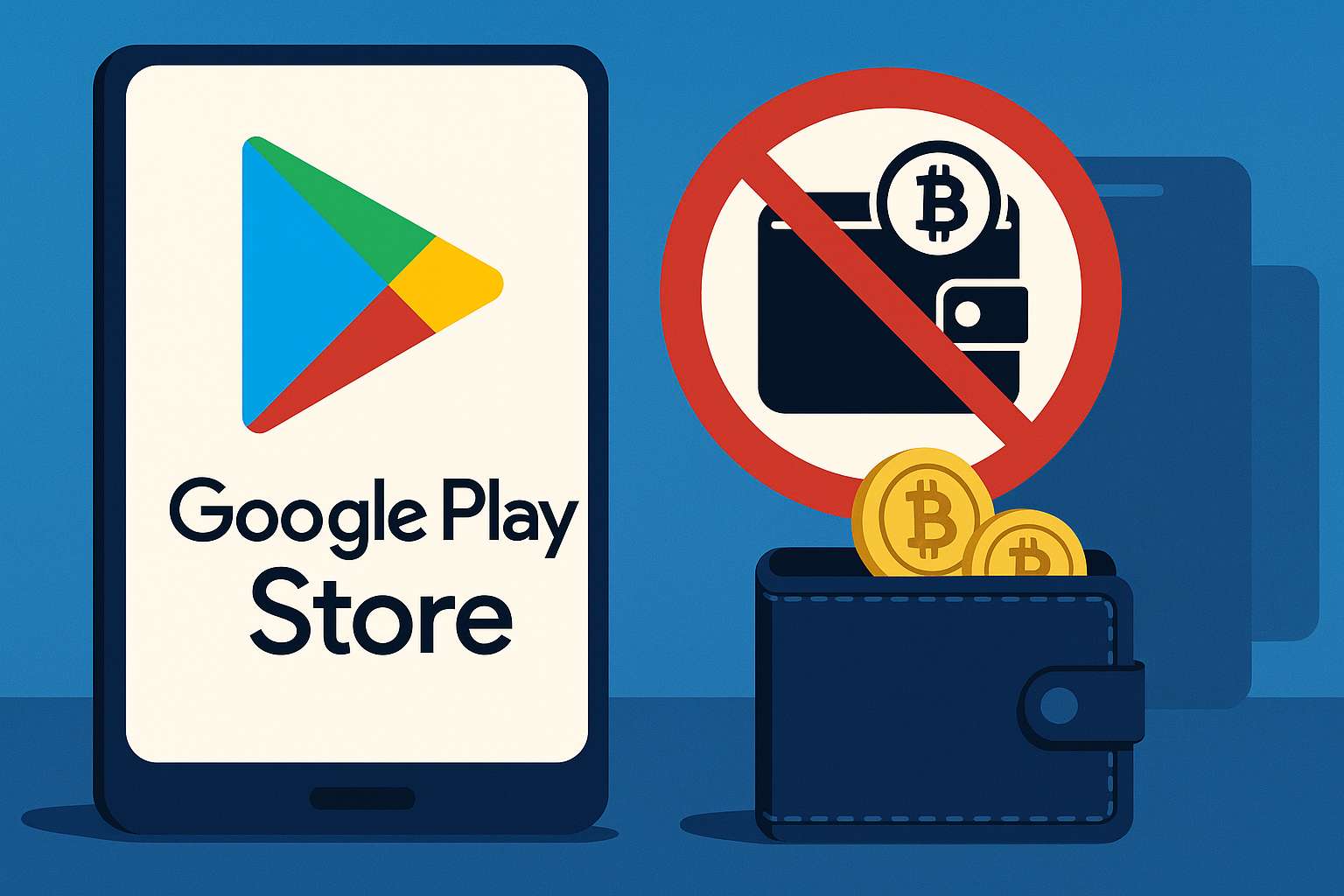 Google Play Store verbiedt crypto wallets in 15 landen