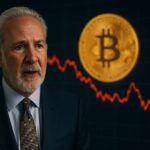 Peter Schiff waarschuwt: Bitcoin kan terugvallen naar 75.000 dollar