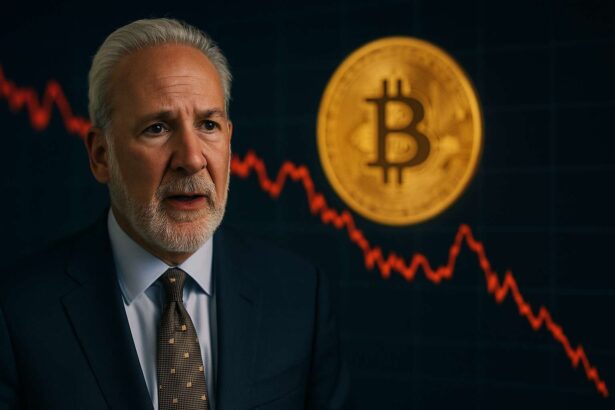 Peter Schiff waarschuwt: Bitcoin kan terugvallen naar 75.000 dollar