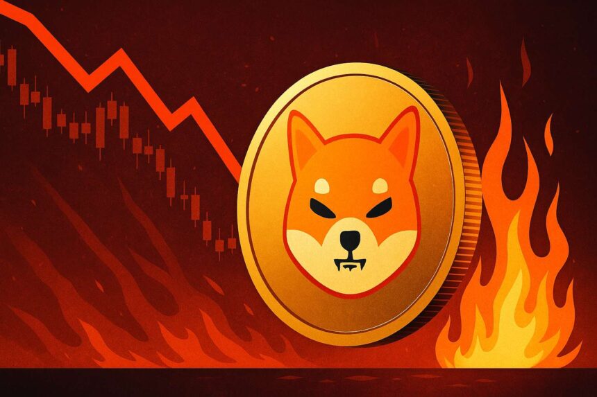 SHIB onder vuur maar burn rate explodeert met +5.809%