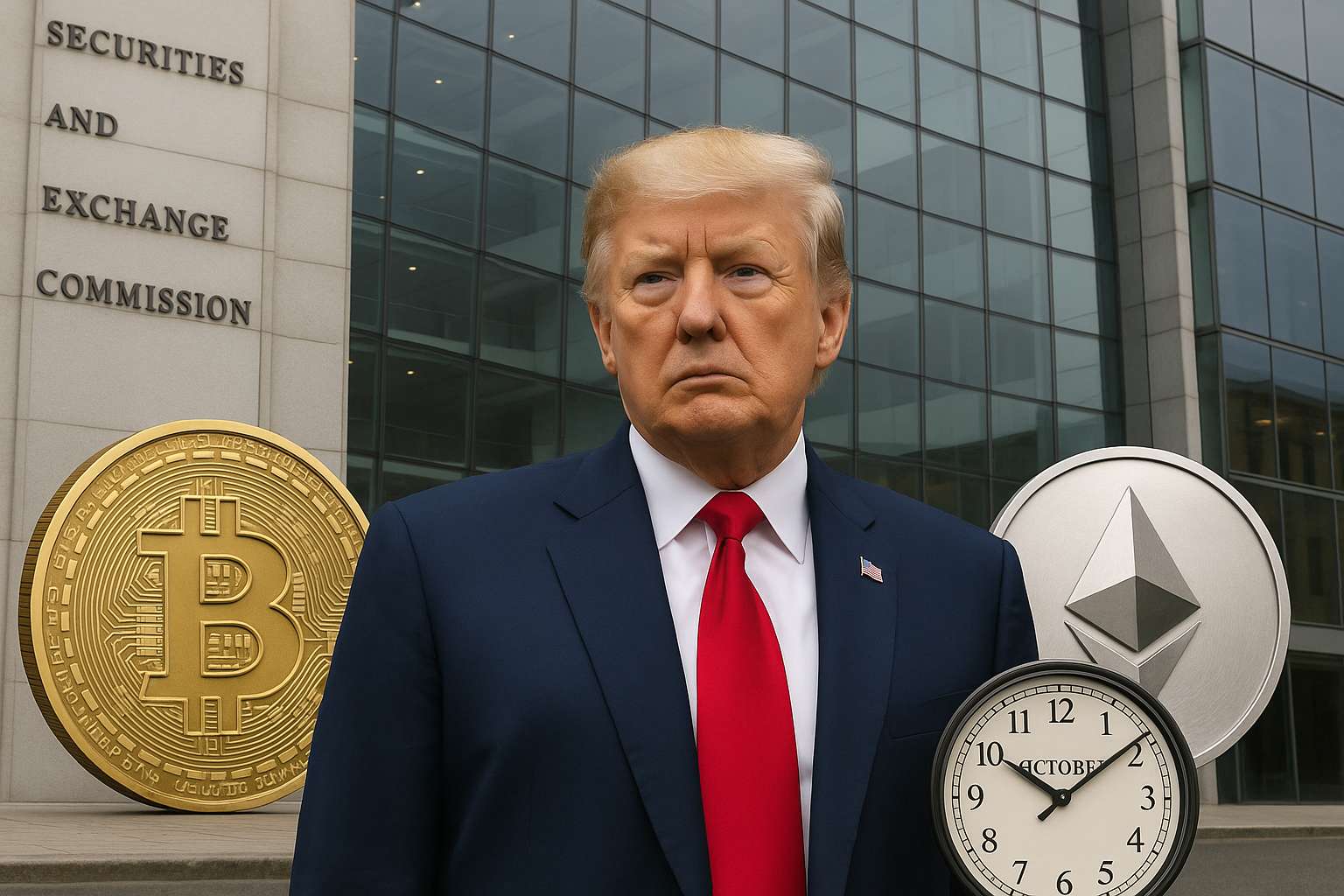 SEC geeft uitstel voor Trump’s Bitcoin en Ethereum ETF