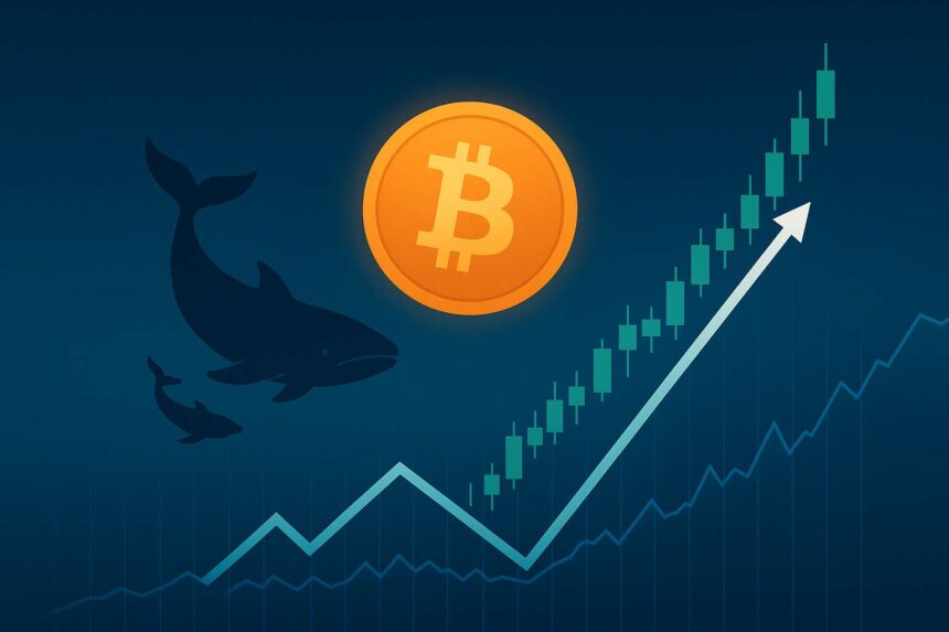 Whales kopen massaal Bitcoin: koers op weg naar $126.000
