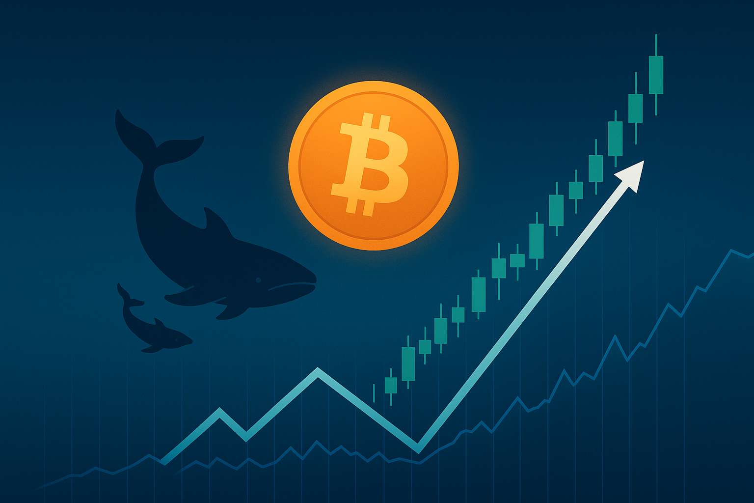Whales kopen massaal Bitcoin: koers op weg naar $126.000