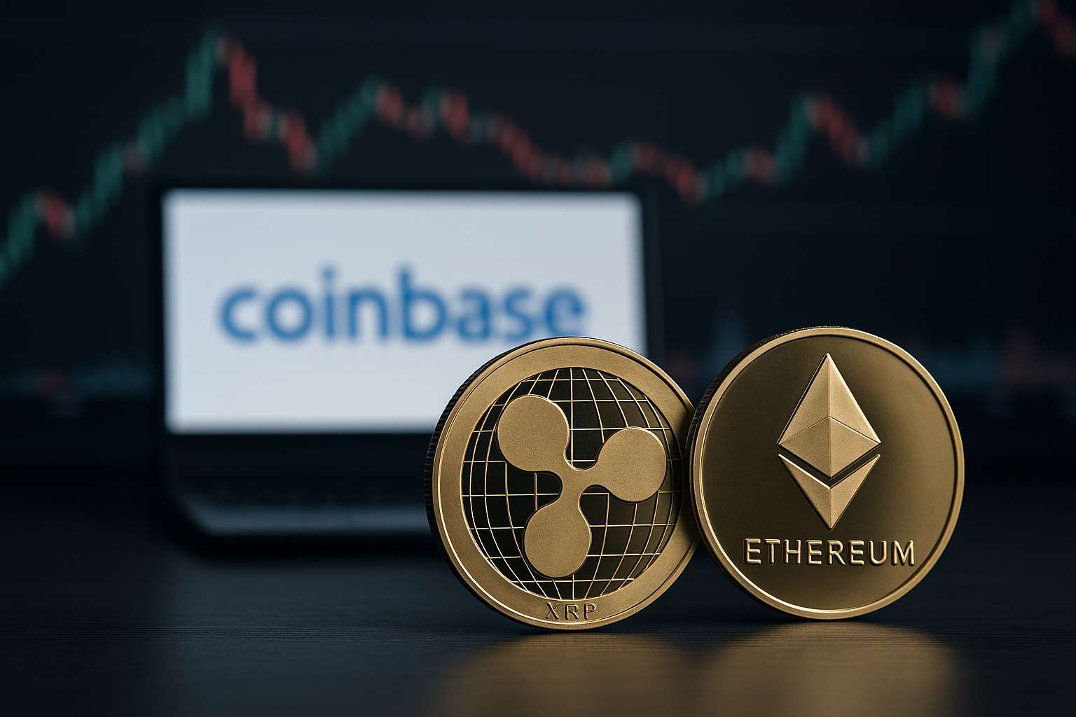 XRP stoot Ethereum van troon op Coinbase, doorbraak nabij?