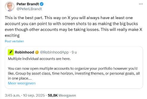 X bericht Peter Brandt